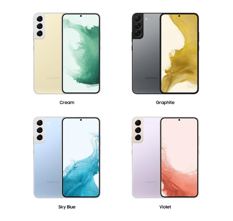 Samsung S22 Colors